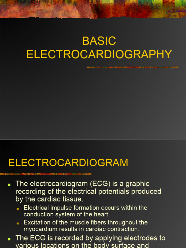 Understanding Electrocardiograms (ECG) | PDF | Electrocardiography ...