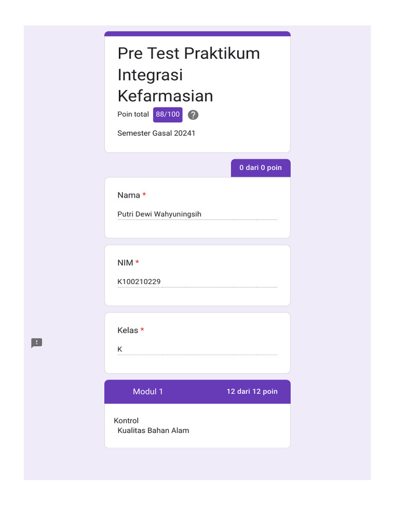 Pree Test | PDF
