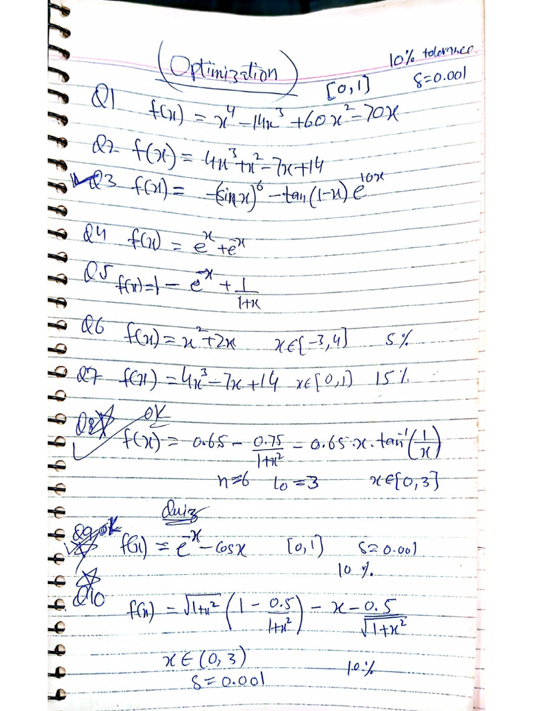 Optimization Methods | PDF