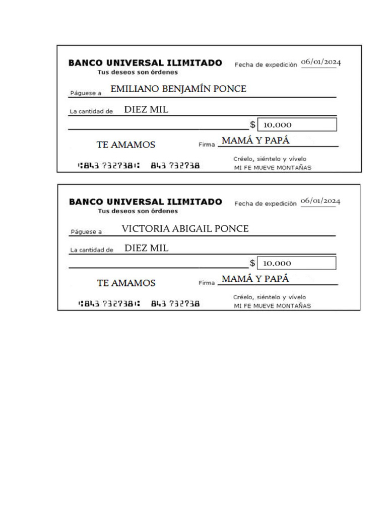 Cheque Reyes | PDF