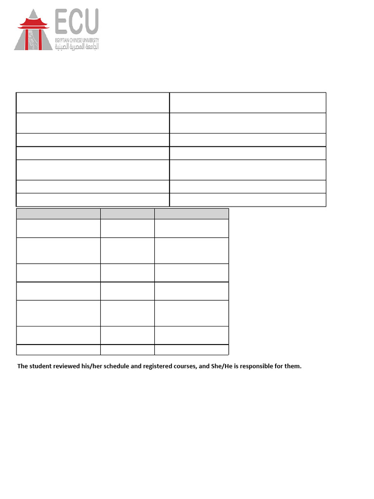 RPT StudSemRegForm - RDLC | PDF