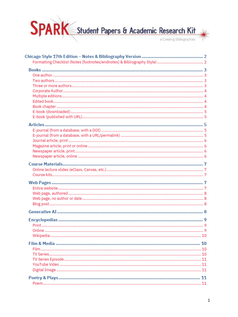 Chicago Style 17th Edition Citation Guide | PDF | Citation | Encyclopedias
