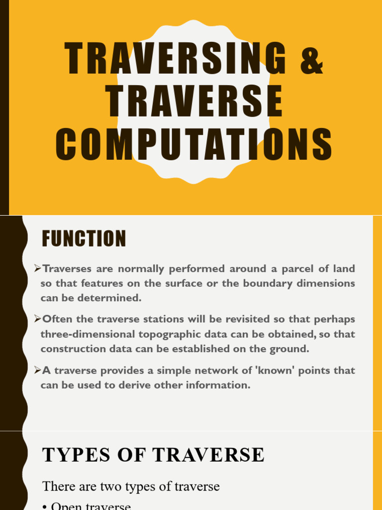 Types and Computations of Traverses | PDF