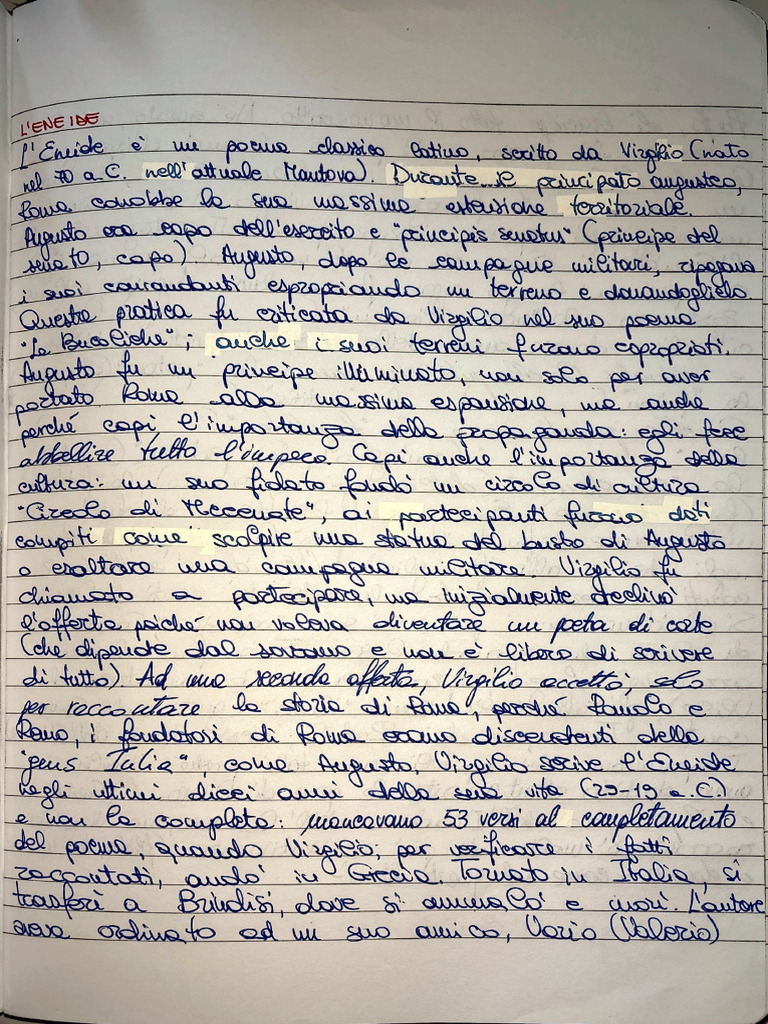 L'Eneide e Il Proemio in Latino | PDF