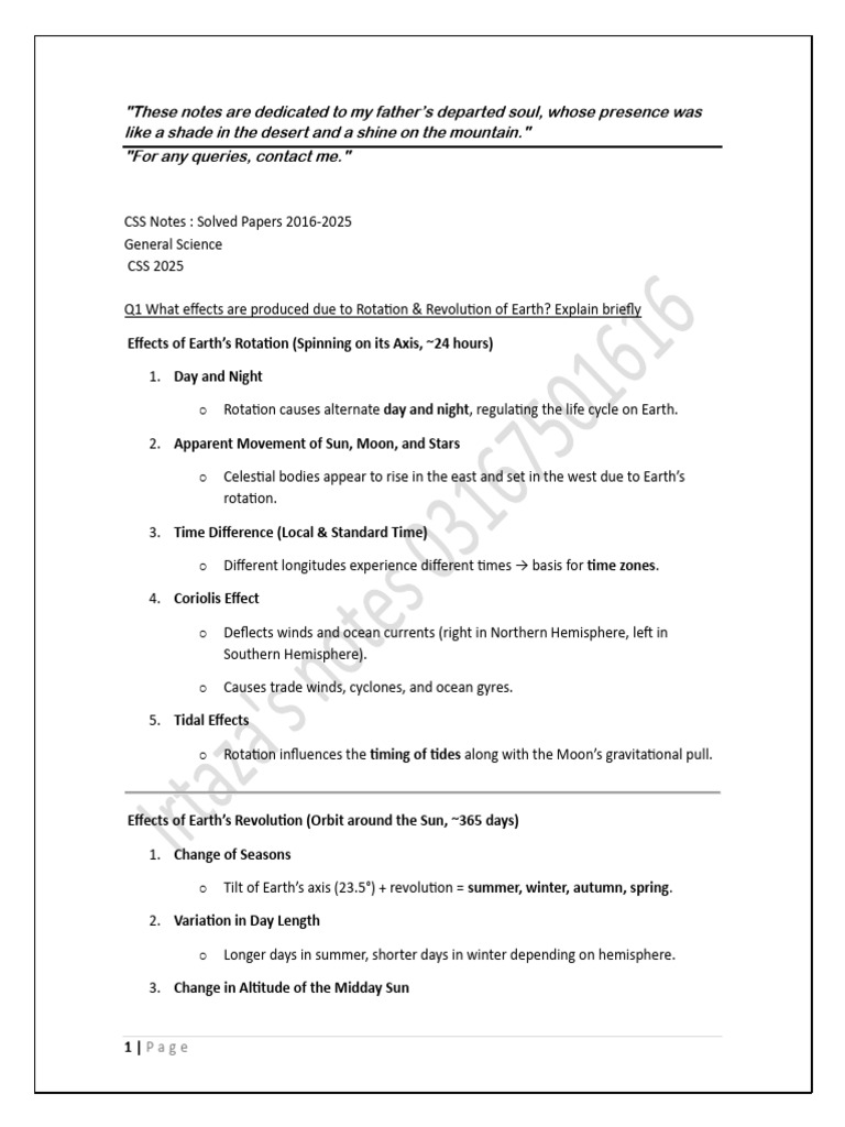 CSS 2025 General Science Notes | PDF | Ion | Chemical Bond