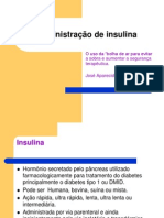 Administração de insulina