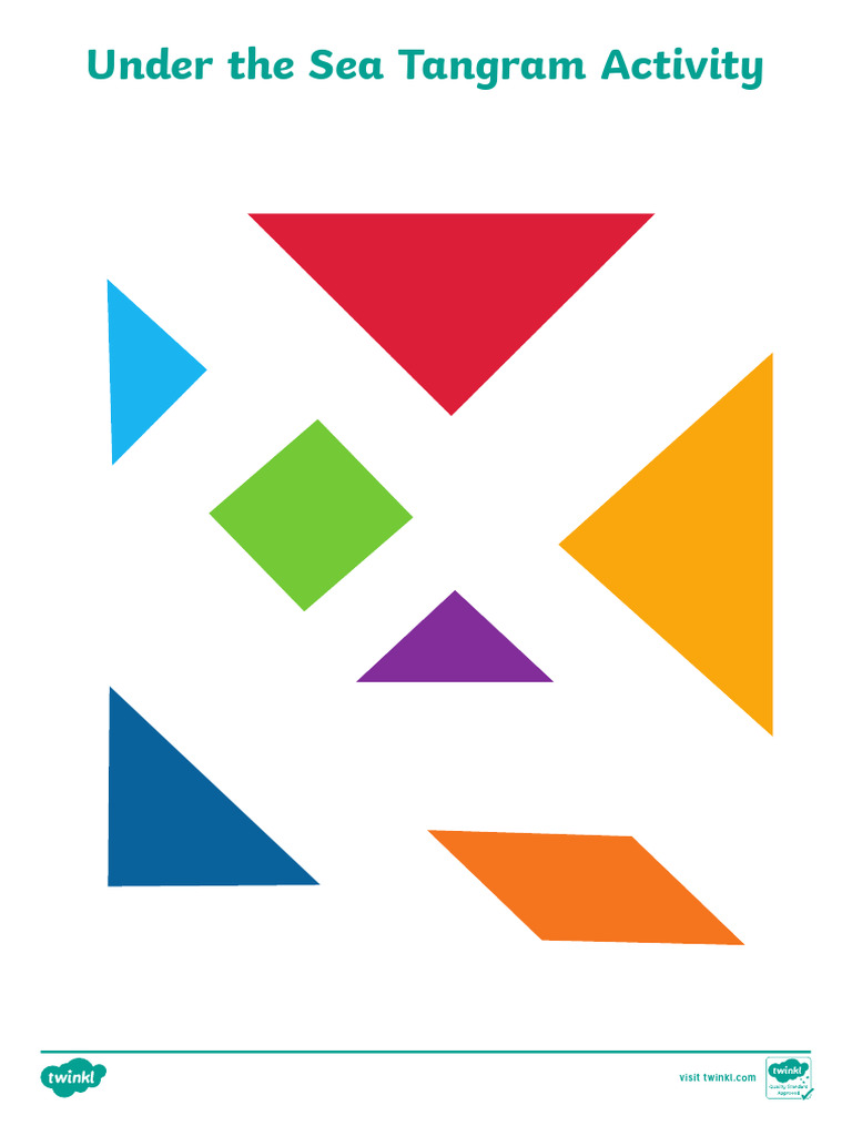 Under the Sea Tangram Activity | PDF