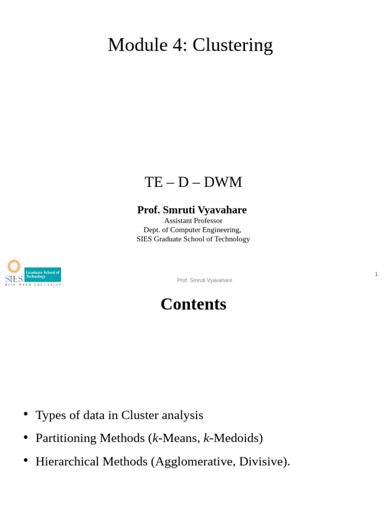 DWM Module 4 | PDF