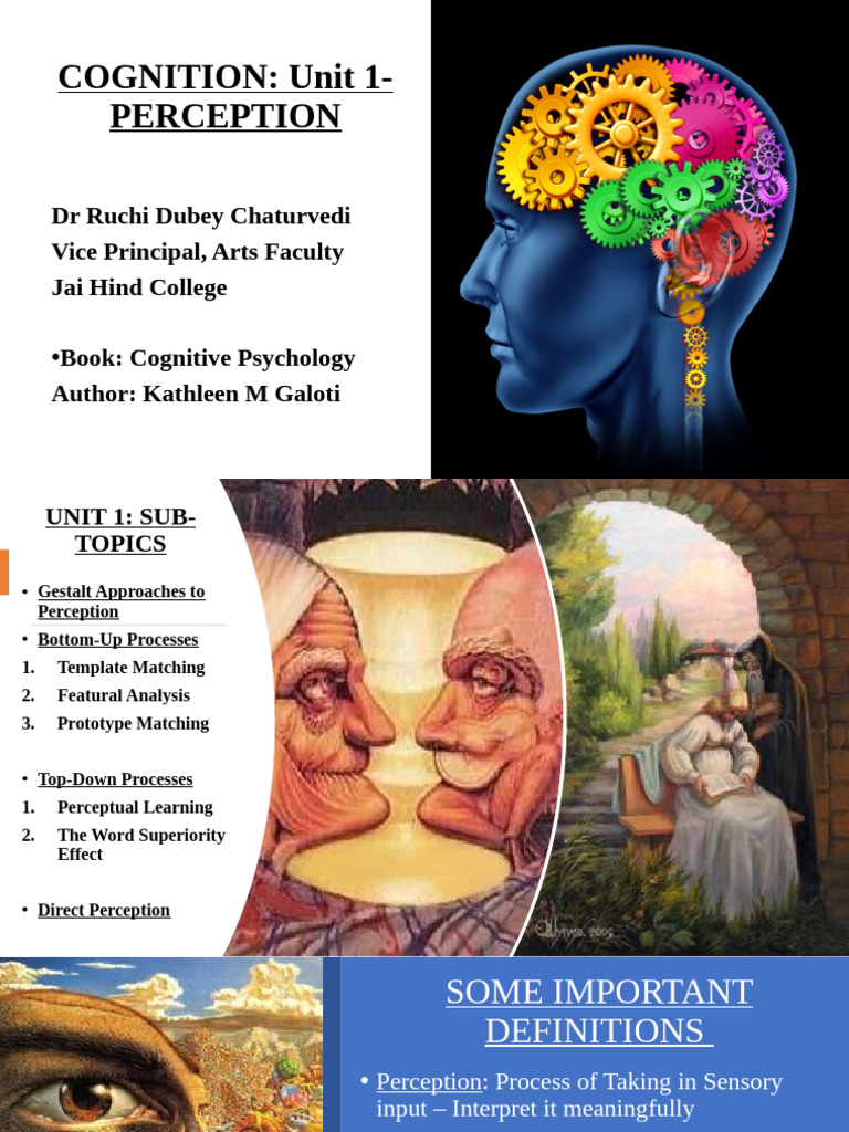 Understanding Perception in Cognitive Psychology | PDF | Perception ...