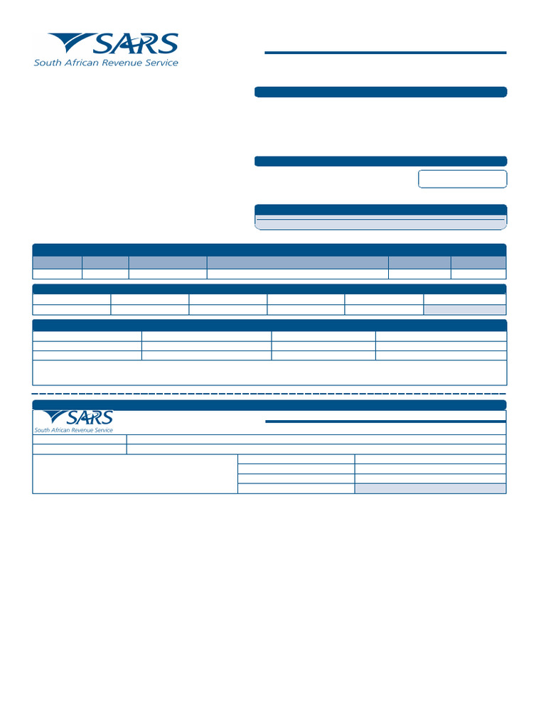 SARS Penalty Account Statement 2025 | PDF | Payments | Banks