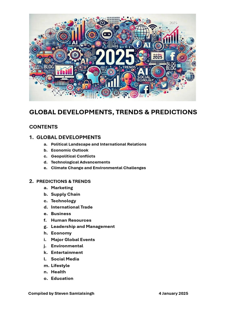 2025 Global Trends and Predictions | PDF | Artificial Intelligence ...