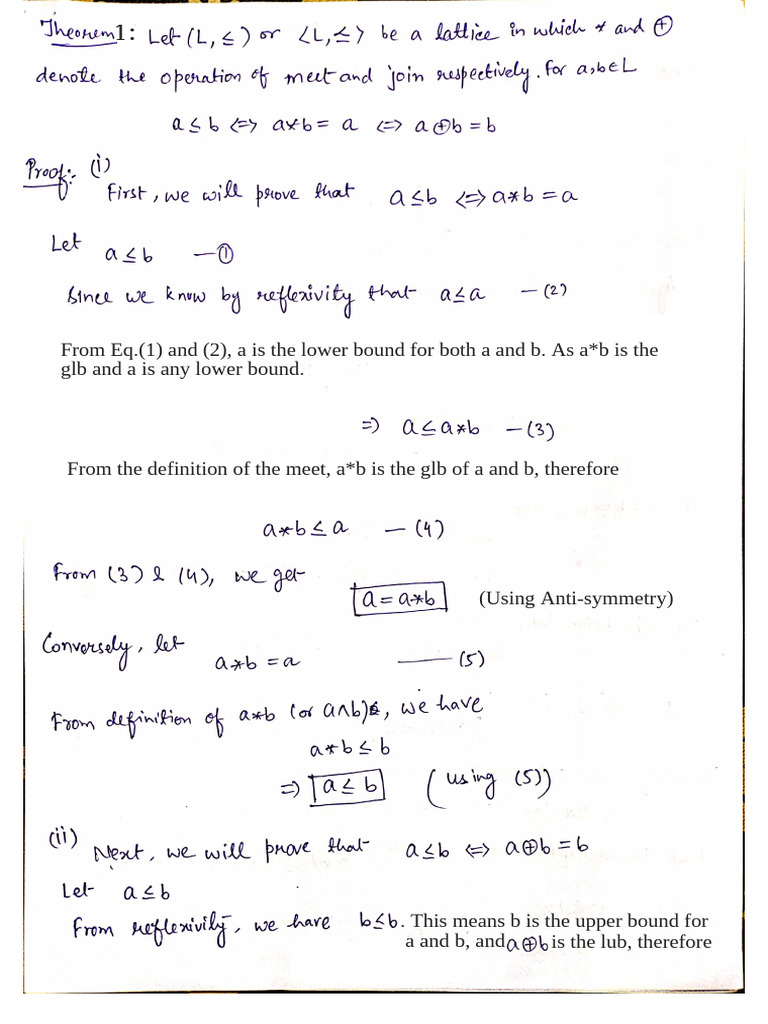 Lower and Upper Bounds in Mathematics | PDF