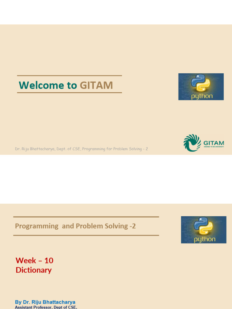 Python Dictionary Basics and Functions | PDF | Bracket | Constructor ...