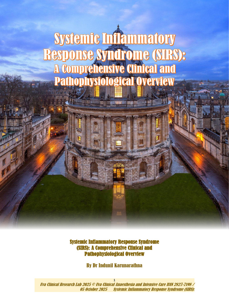 Overview of SIRS Symptoms and Management | PDF | Inflammation | Sepsis