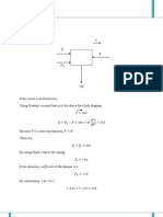 Task 01 1.1: If The System Is Air Friction Less