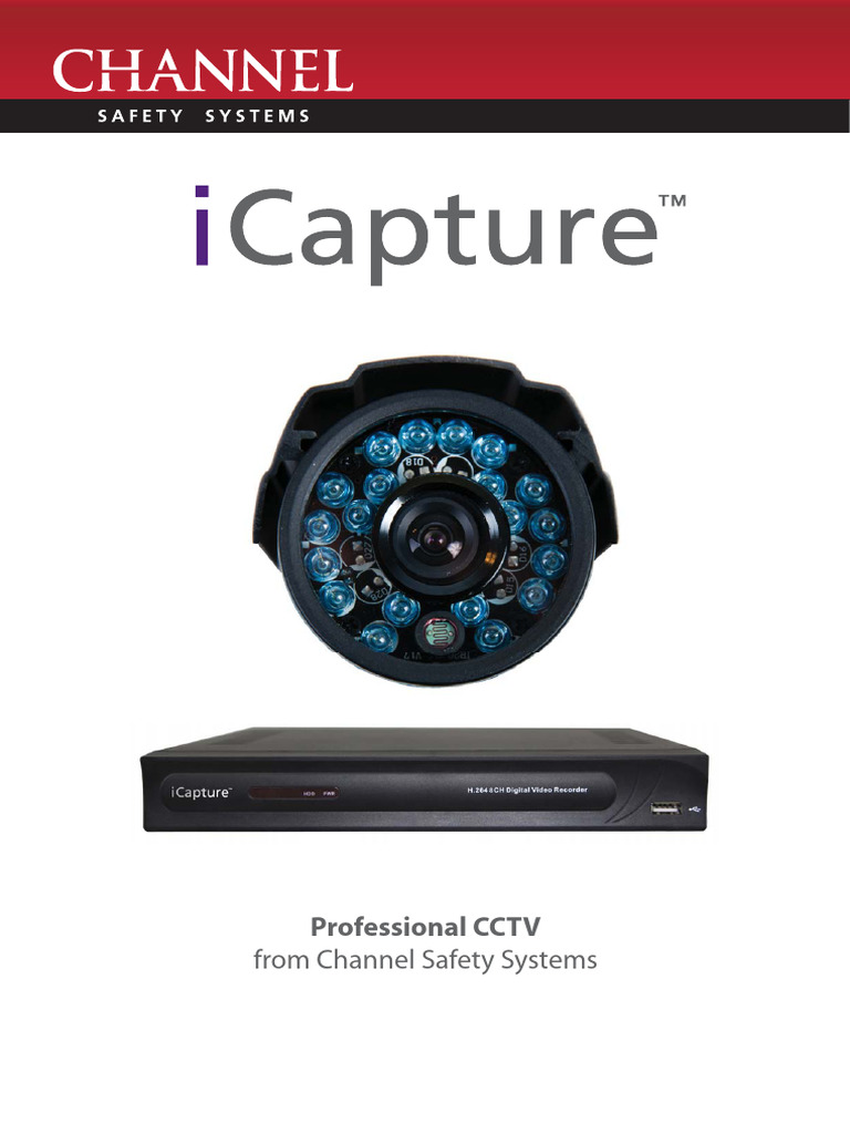 iCapture™ Professional CCTV Kit Overview | PDF | Video | Display Resolution