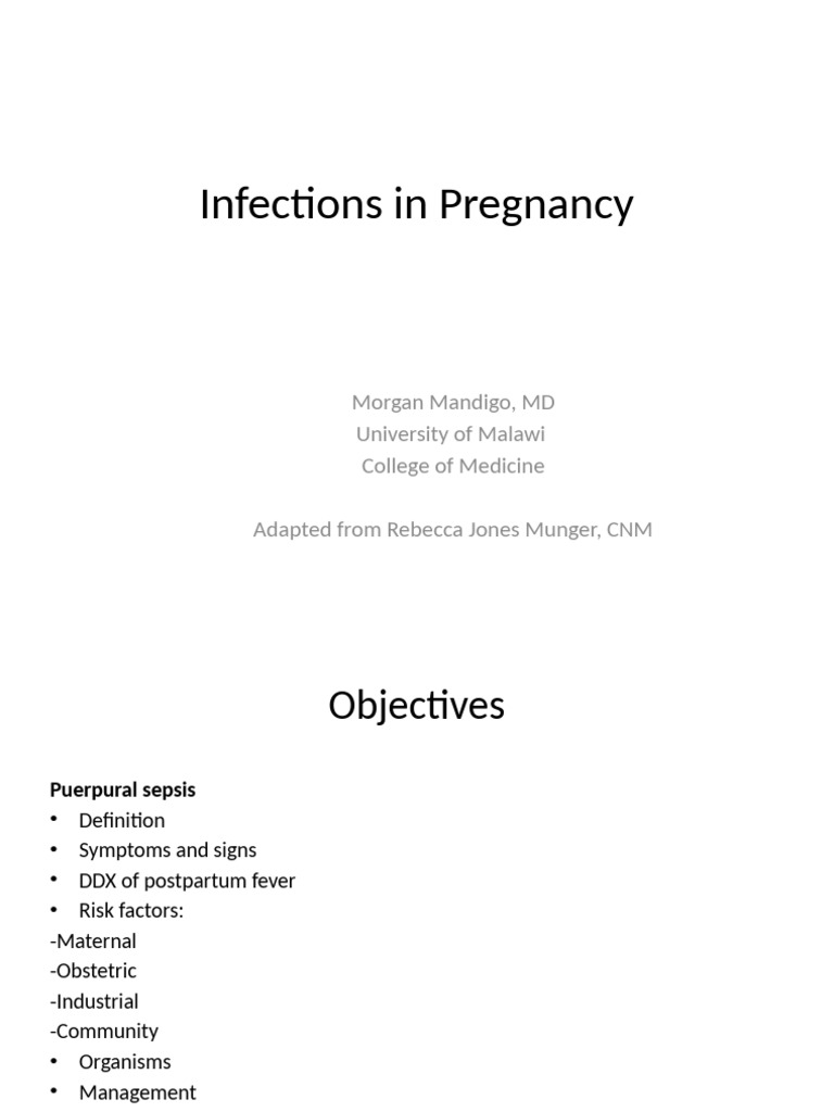 Puerperal Sepsis in Pregnancy Management | PDF | Childbirth | Pregnancy