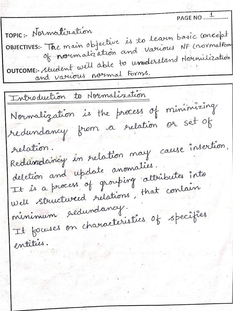 Dbms (502) III Unit Notes | PDF