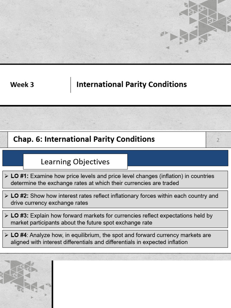 Understanding International Parity Conditions | PDF | Exchange Rate ...