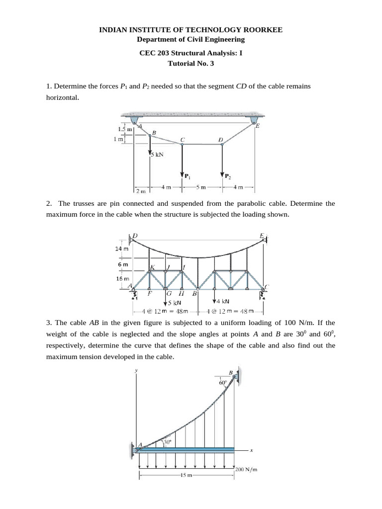 Tut-3-CEC 203 | PDF