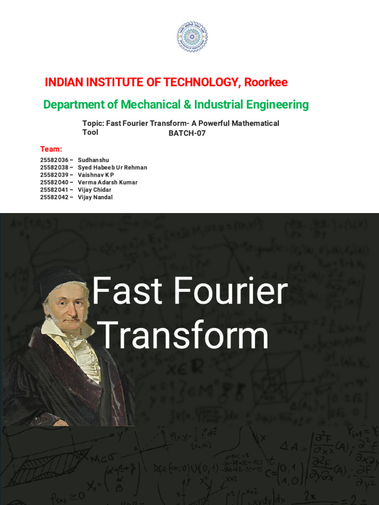 Fast Fourier Transform Explained | PDF | Fast Fourier Transform ...