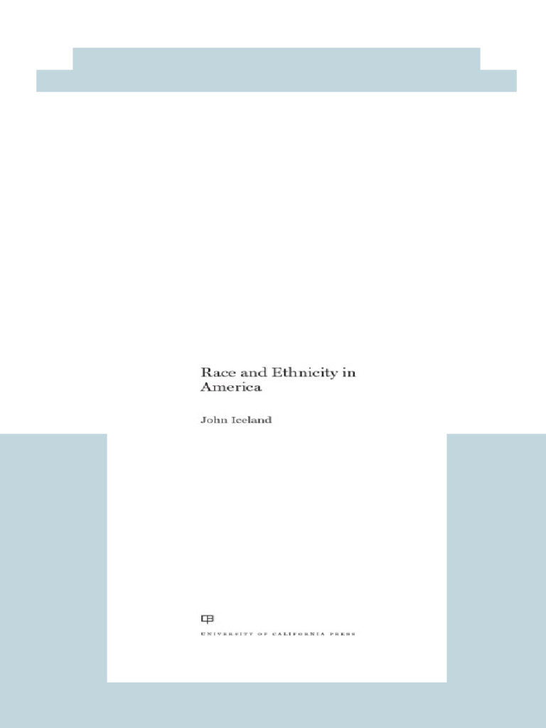 (Ebook) Race and Ethnicity in America by John Iceland ISBN ...