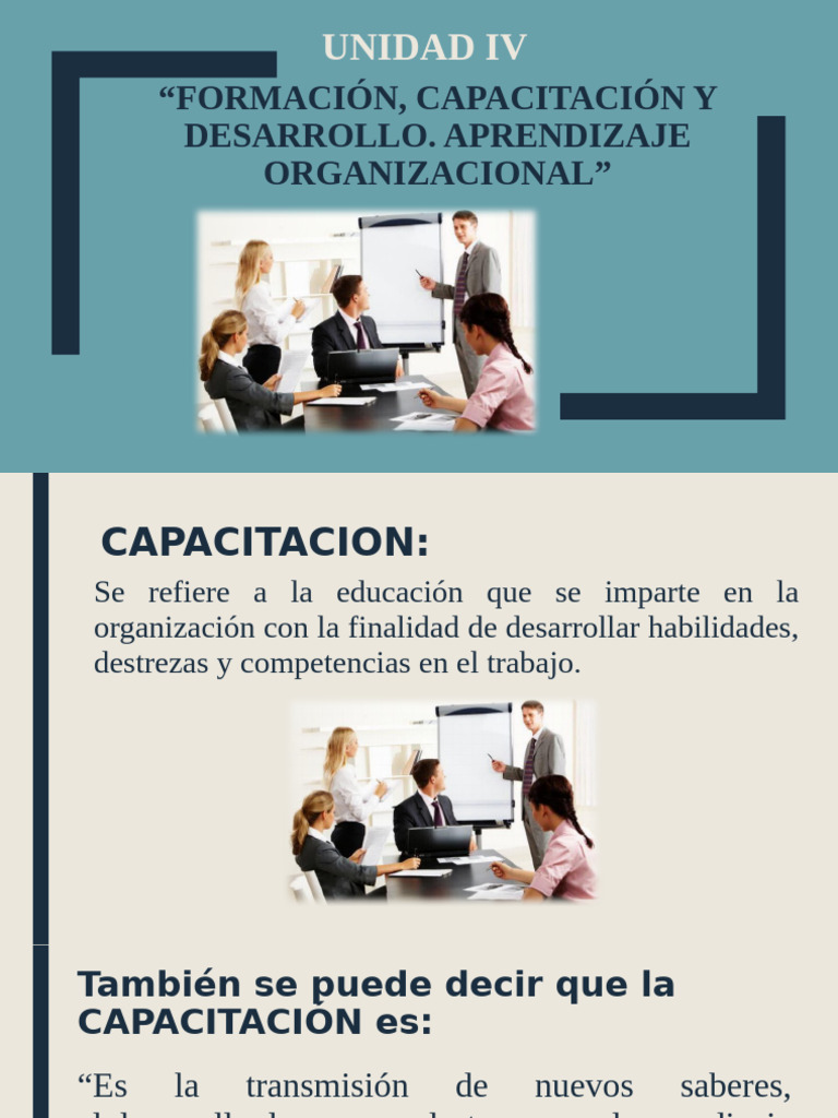 Capacitación y Desarrollo Organizacional | PDF | Gestión de recursos ...