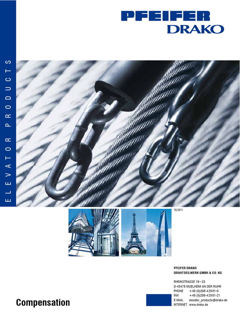 Elevator Wire Ropes and Chains Guide | PDF | Rope | Manufactured Goods