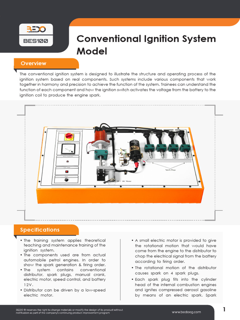 Conventional Ignition System Trainer | PDF | Ignition System | Distributor