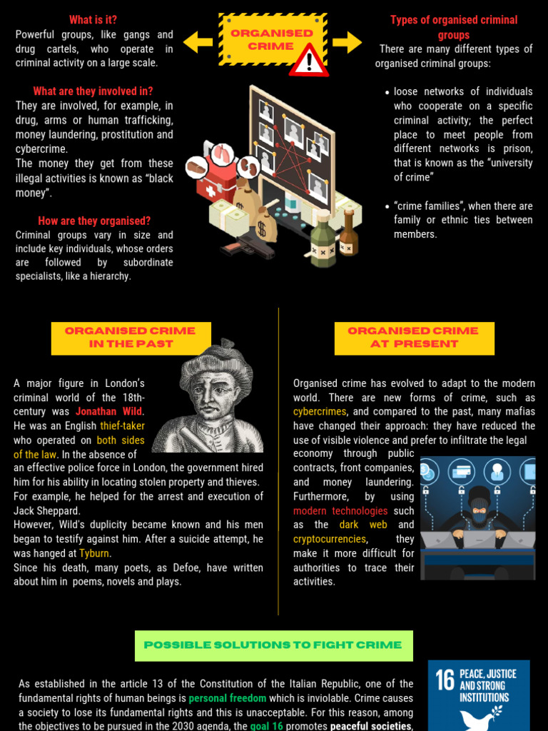 Organised Crime - Educazione Civica | PDF | Organized Crime | Illegal ...