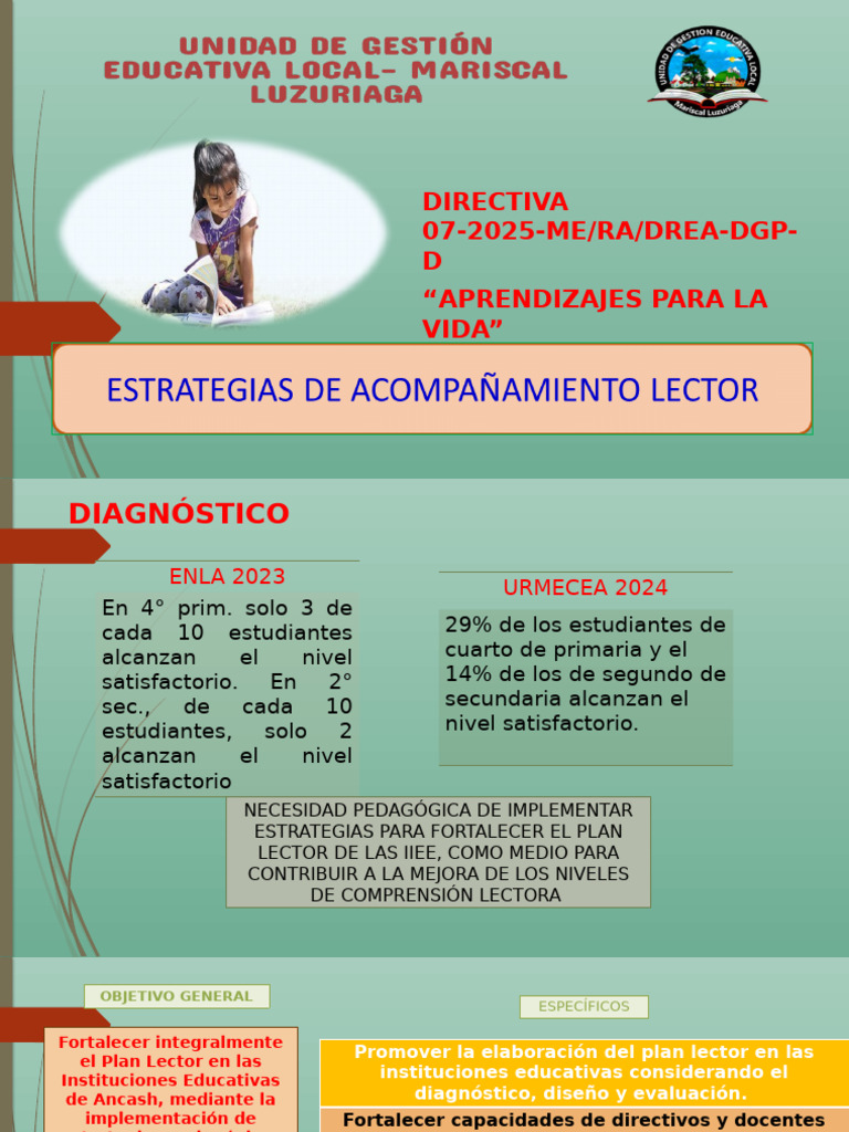 Mejora de Comprensión Lectora en Ancash | PDF | Comprensión lectora ...