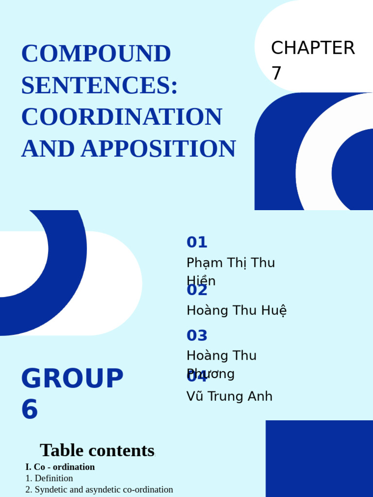 Understanding Coordination and Apposition | PDF | Linguistic Typology ...