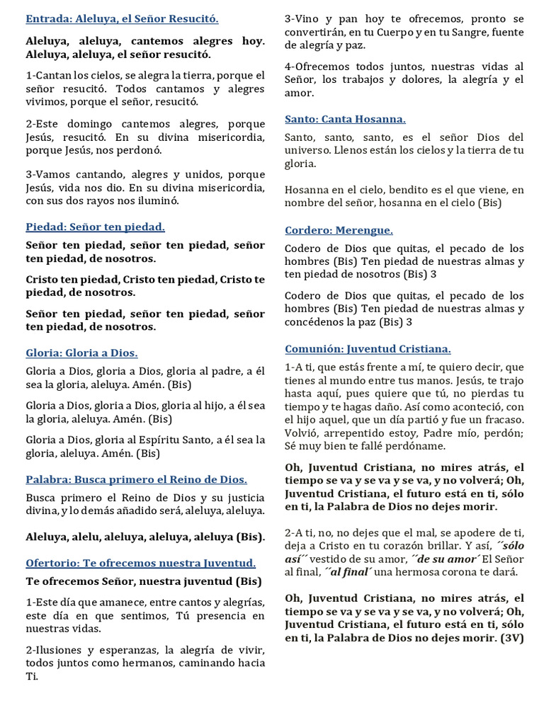 Celebración de la Resurrección y Juventud | PDF | Cristo (título) | Jesús