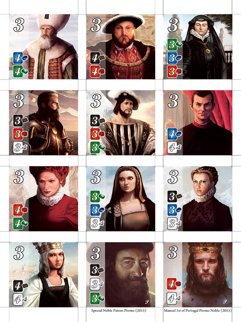 Splendor PnP Nobles Zubrik 300 | PDF