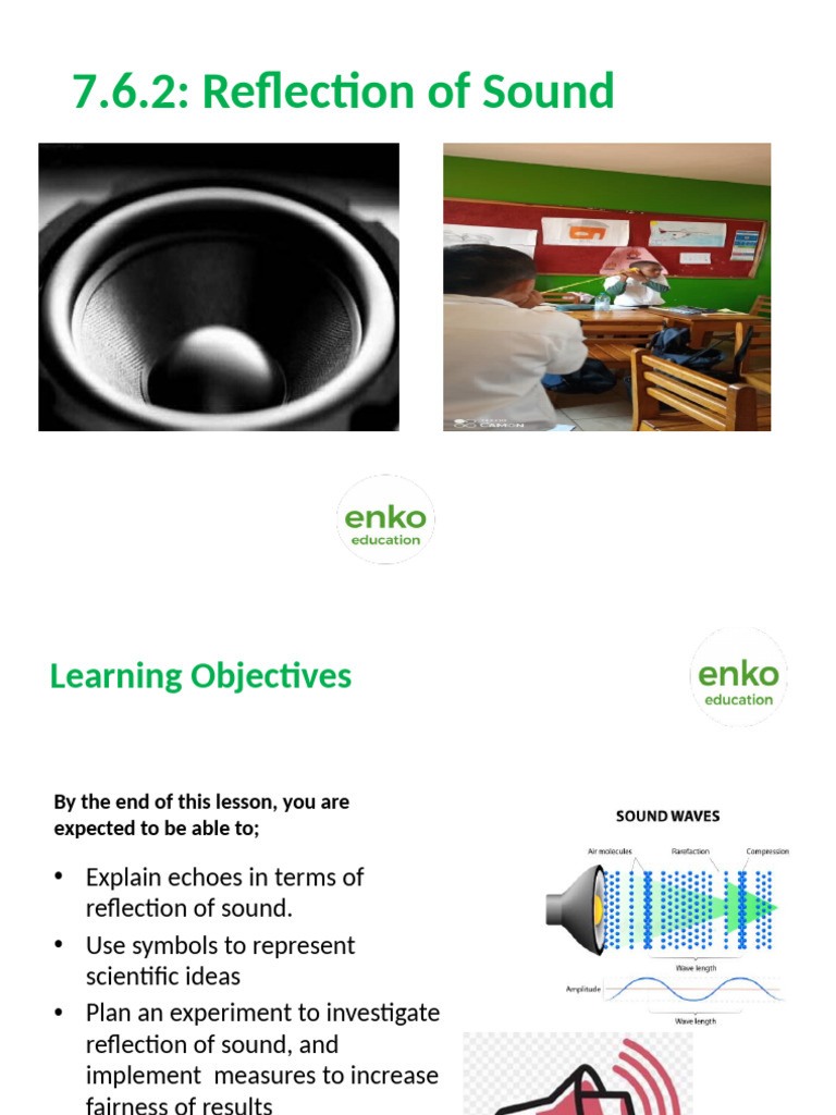 Understanding Sound Reflection and Echoes | PDF | Sound | Acoustics