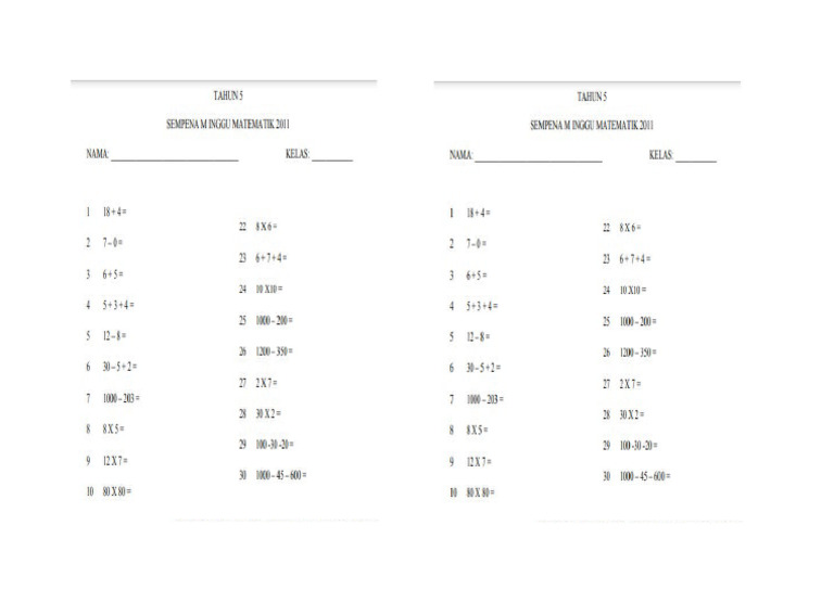Math T5 | PDF