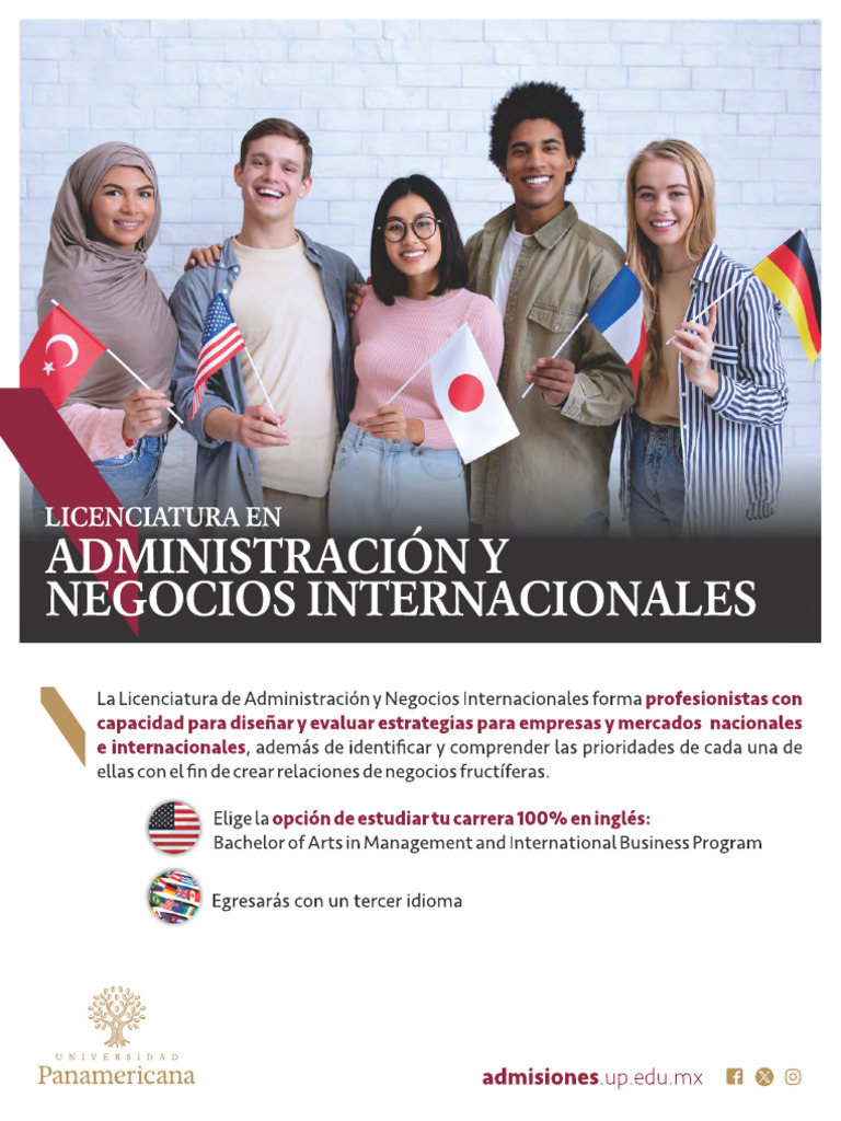 Administración y Negocios Internacionales - 2025 | PDF