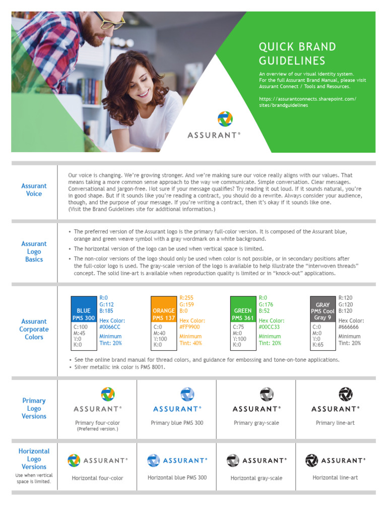 Assurant Brand Guidelines Overview | PDF | Logos | Sans Serif