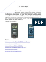 LCR Meter Digital Mengukur Impedansi Komponen Rangkaian