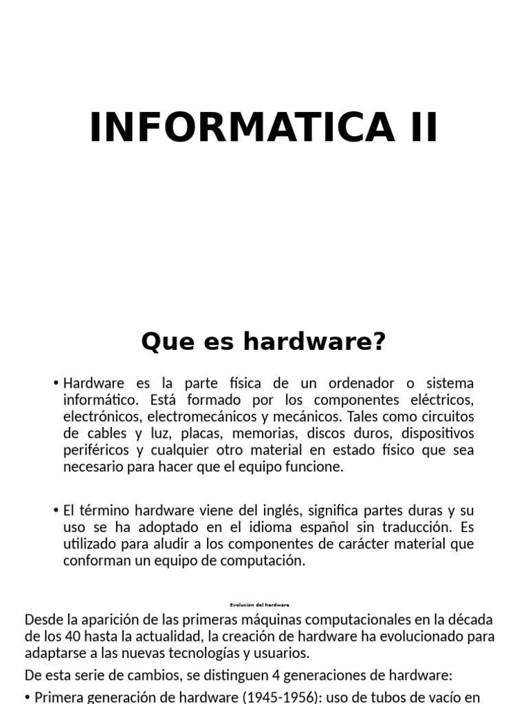 It INFORMATICA | PDF | Hardware de la computadora | Seguridad