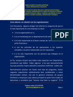 Carta abierta  en relación con los negocios