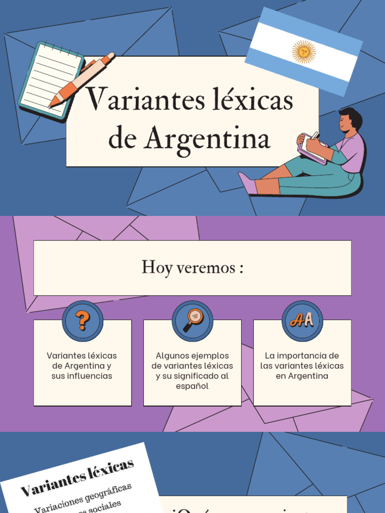 Variantes léxicas en Argentina | PDF