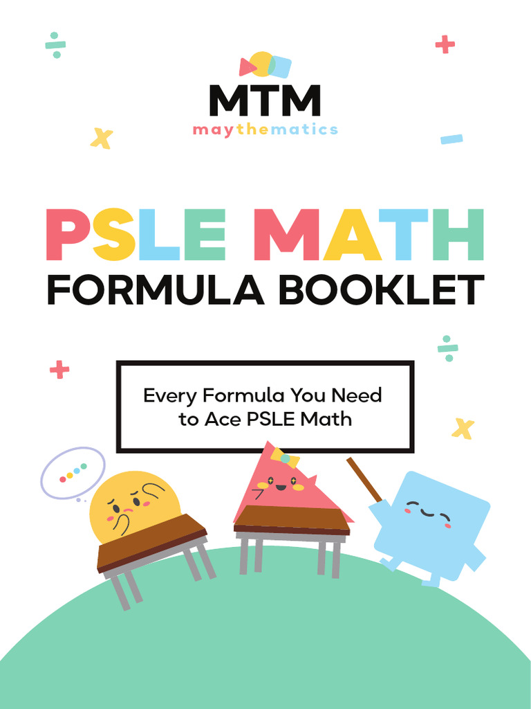 PSLE Math Formula 2025 MTM | PDF | Area | Rectangle