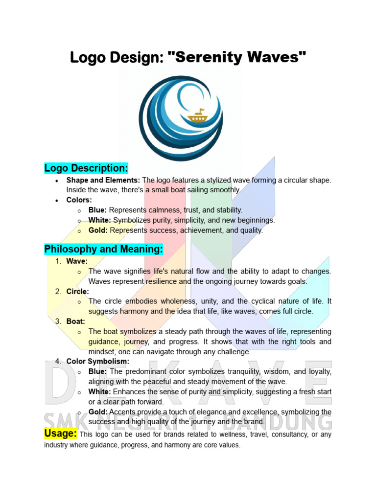 Contoh Logo Design - Plus Filosofi | PDF