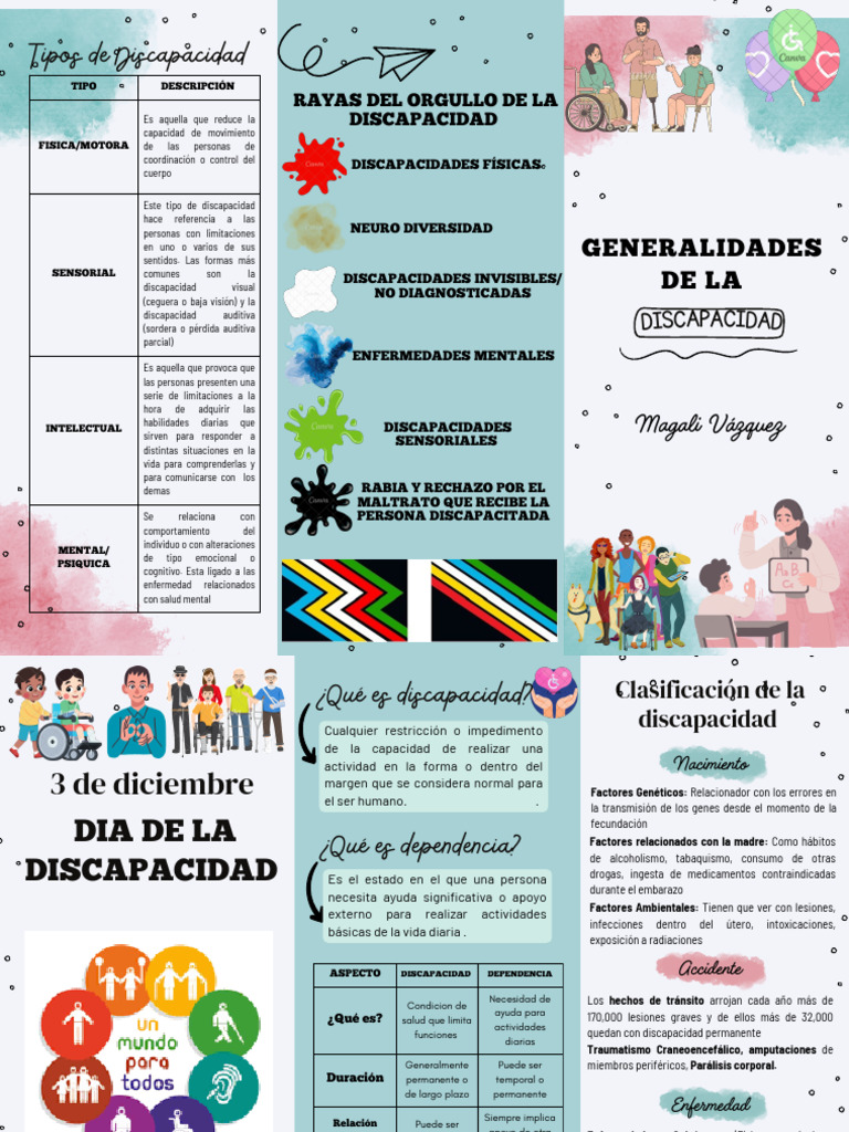 Tipos y Aspectos de la Discapacidad | PDF | Invalidez | Enfermedades y ...