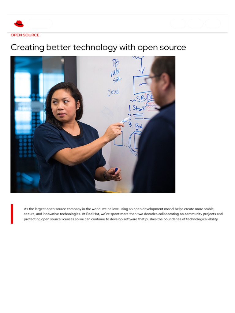 Red Hat Open Source Projects Overview | PDF | Open Source | Red Hat