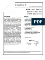 Lambda AMA2800 Series DC/DC Converters for Radiation Environments