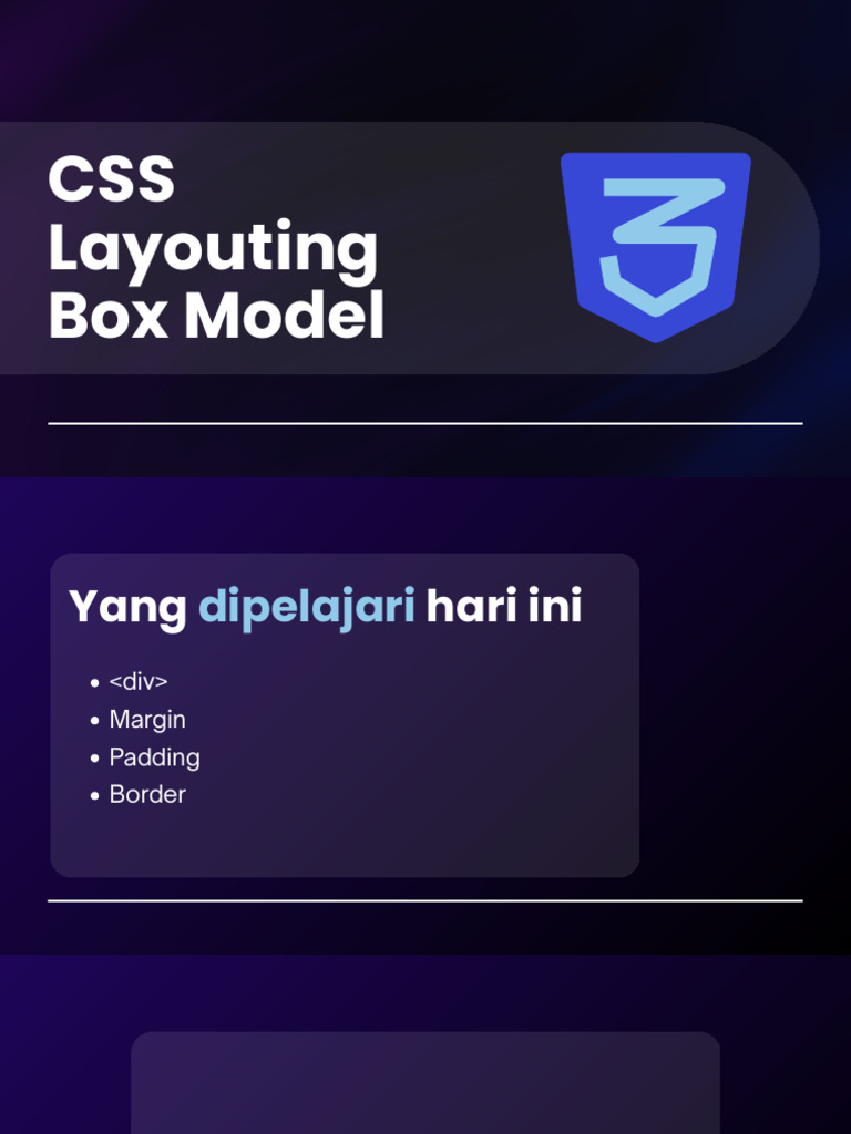 Margin dan Border dalam CSS Box Model | PDF