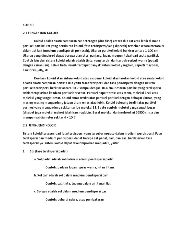 Contoh Aerosol Padat Dalam Kehidupan Sehari Hari - Barisan Contoh