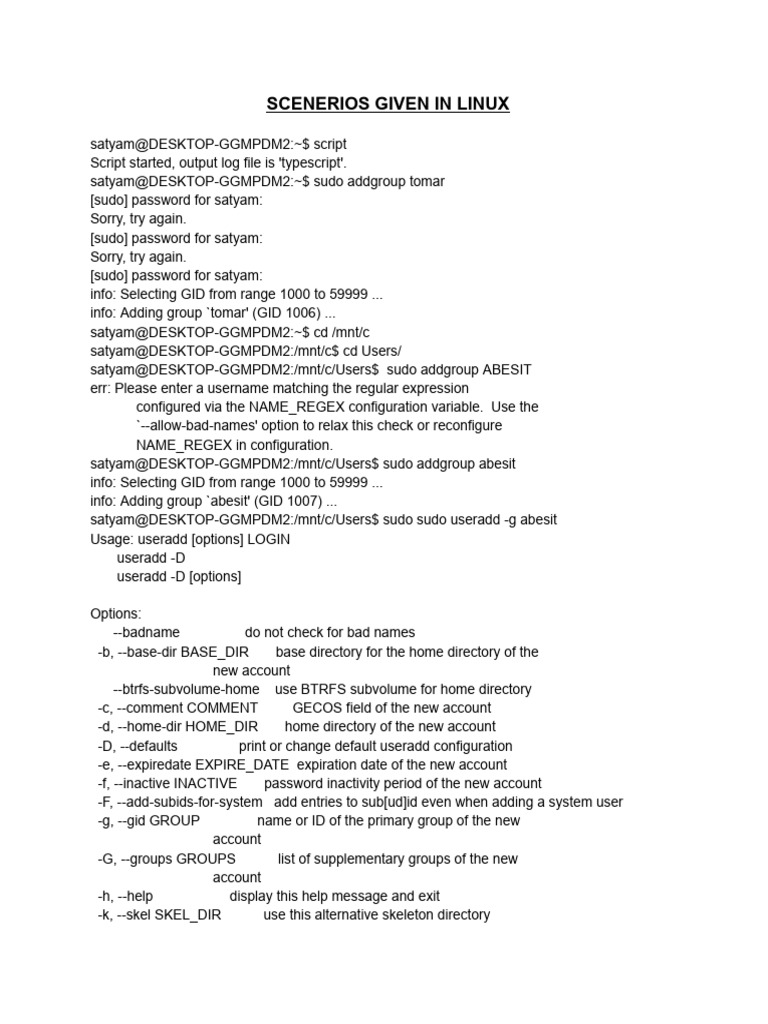 Untitled Document | PDF | Sudo | Unix Software